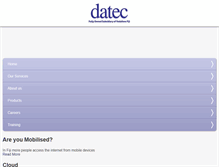 Tablet Screenshot of datec.com.fj