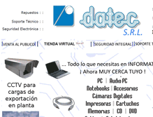 Tablet Screenshot of datec.com.ar