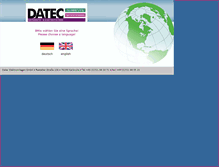 Tablet Screenshot of datec.net