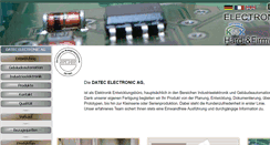 Desktop Screenshot of datec.ch
