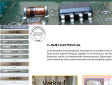 Tablet Screenshot of datec.ch
